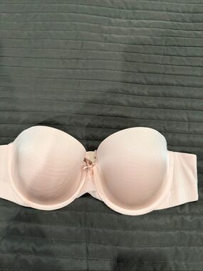 Victoria's Secret Strapless Push-Up Bandeau in Light Pink